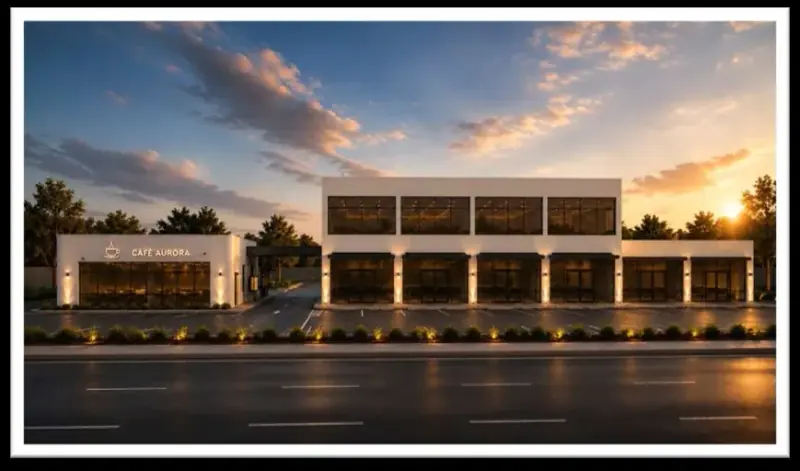 Render conceptual de Power Center Huayacán